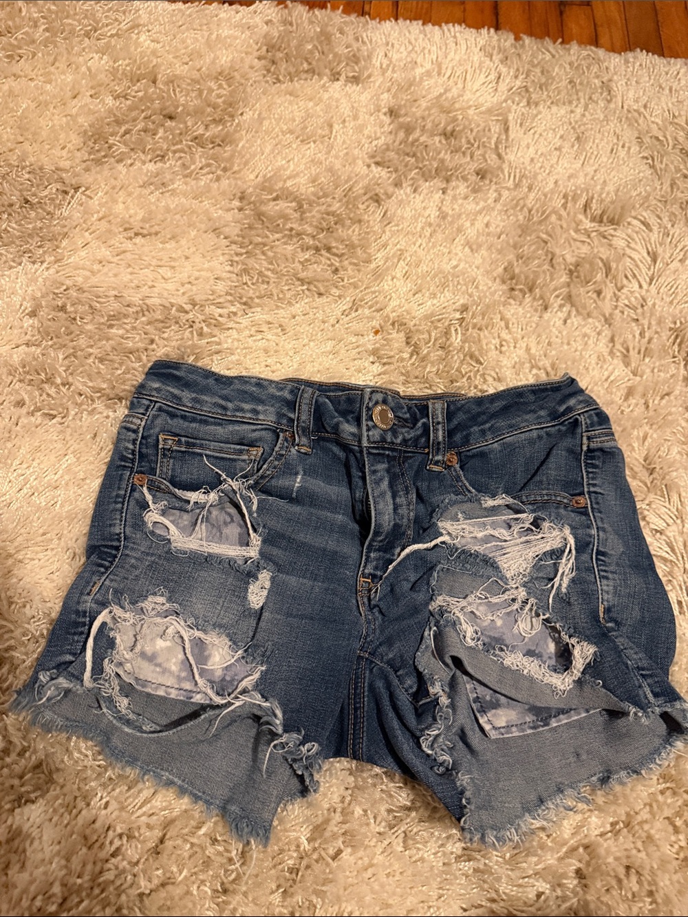 American Eagle midi shorts